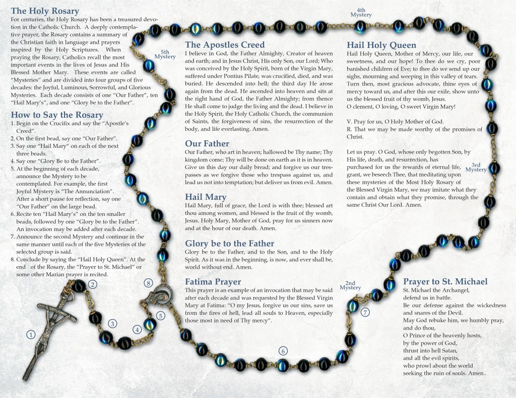 How To Pray The Rosary Holy Cross Catholic Parish